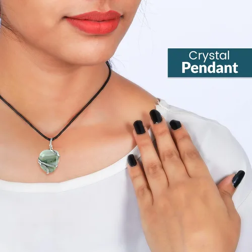 Vista 78 de PYOR Collar con colgante curativo de Reiki de cristal, gemas de buena suerte, prosperidad, riqueza, piedras preciosas naturales, collares de buena