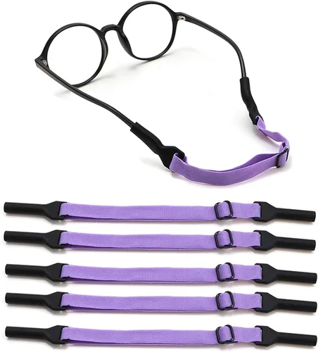 Vista 7 de Correa ajustable para lentes para niños, 5 correas sin cola, correa de soporte para lentes para niños y niñas