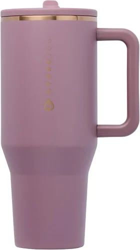 Vista 14 de HydroJug Traveler - Botella de agua aislada con asa, 40 onzas, salvia