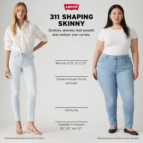 Vista 6 de Levi's 311 - Jeans ajustados y moldeadores para mujer (talla estándar y extra grande)
