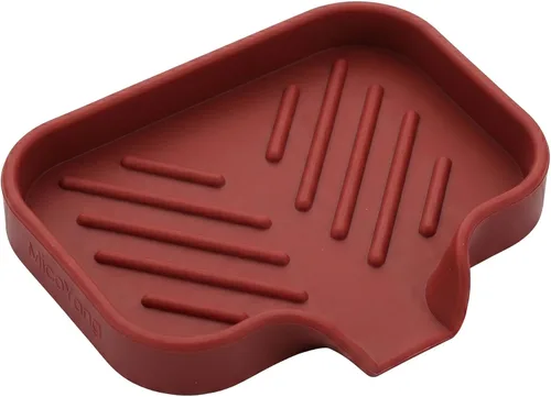 Vista 52 de MicoYang Jaboneras de Baño de Silicona con Boquilla de Drenaje - Organizador de Fregadero de Baño y Cocina, Soporte para Esponja, Bandeja de Jabón