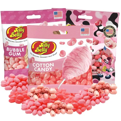 Vista 9 de Needzo Caramelos masticables Bon Bons de color rojo cereza, dulces de tamaño de bocado, lindo relleno de calcetín de Navidad, paquete de 3