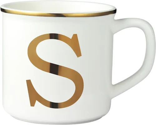 Vista 11 de Taza de Café de Cerámica Miicol 16 oz, Taza de Café Monograma, Taza de Té con Inicial Dorada, Taza de Té Personalizada, Regalo Único, Taza Grande
