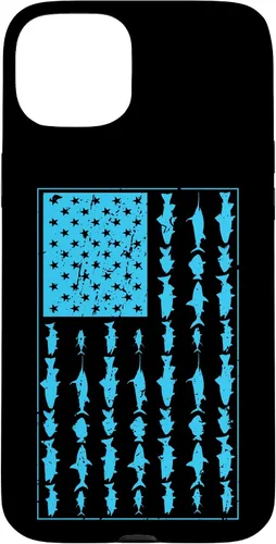 Vista 9 de Funda de regalo para iPhone 17 con bandera americana para hombre de agua salada de agua salada