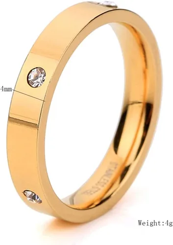 Vista 4 de New 2024 Niba Ring For Woman With Cz Crystal Stellux 18Kgp Rose Gold Color Fashion Accessories