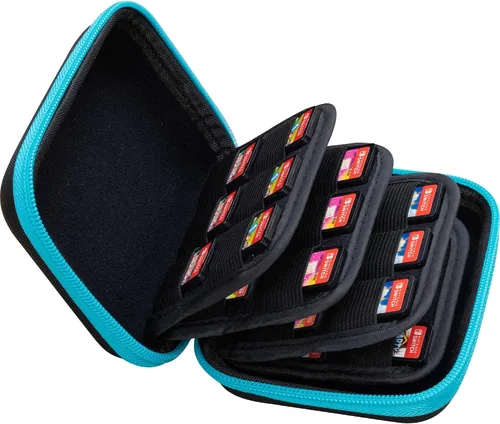 Vista 3 de ButterFox 32-120 Switch Game Case para Nintendo Switch, soporte de almacenamiento de tarjetas de juego Switch o estuche de tarjeta de memoria SD