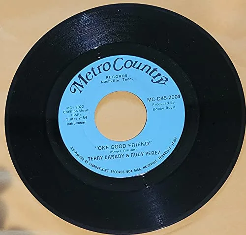 Vista 2 de TERRY CANADY & RUDY PEREZ - mama bear/ one good friend METROCOUNTRY 2004 (45 vinyl record)