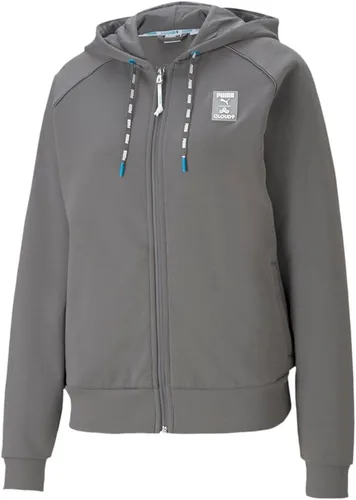 Vista 3 de PUMA Womens Cld9 Drop In Hoodie Casual Outerwear Casual - Grey