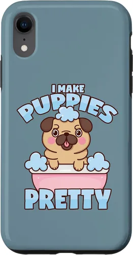 Vista 8 de iPhone 14 Dog Groomer Pug Dog Puppy Bath Dog Salon Case