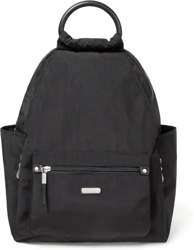 Vista 13 de Baggallini Mochila todo el día para mujer con pulsera de teléfono RFID, Negro, talla única
