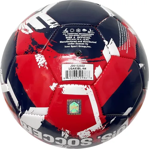 Vista 6 de Icon Sports Balón de fútbol de EE. UU. talla 4, pelota de fútbol estadounidense con licencia #4