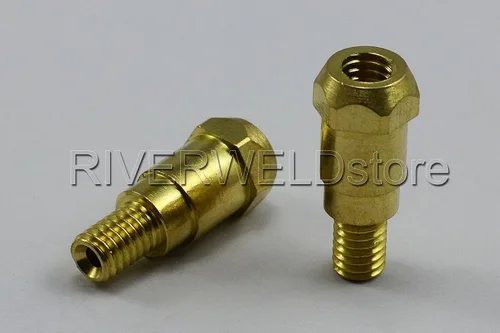 Vista 3 de RIVERWELD MIG MAG Puntas de contacto M6 .030 "0.031 in 140.0051 Copas cónicas Boquilla de gas 145.0080 Soporte de punta de contacto 142.0003 Difusor
