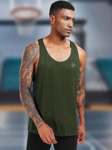 Vista 44 de NELEUS Camiseta sin mangas para hombre para entrenamiento, correr, gimnasio, atlética