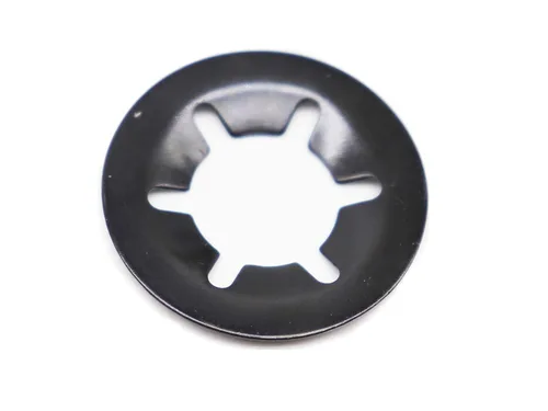 Vista 4 de Kit de surtido de 260 piezas [9 tamaños] de arandelas de seguridad con dientes internos Starlock negras, M2/M2.5/M3/M4/M5/M6/M8/M10/M12