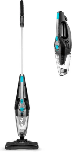 Vista 9 de Eureka Aspiradora de escoba con cable para el pelo de mascotas del hogar, aspiradora de escoba ligera con potente succión para alfombra, baldosa