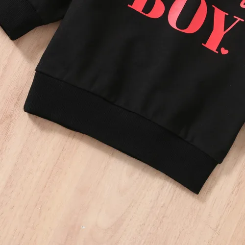 Vista 7 de Sudadera con cuello redondo para el día de San Valentín para bebé, niña, niño, para el día de San Valentín
