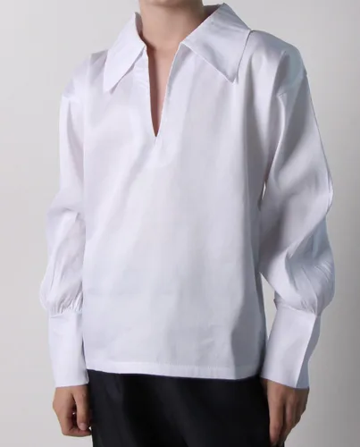 Vista 5 de Camisa clásica renacentista para niños (elige color y tamaño)