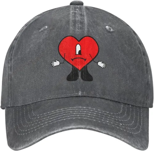 Vista 2 de Gorra de béisbol ajustable para papá gorra de béisbol unisex de mezclilla hip hop