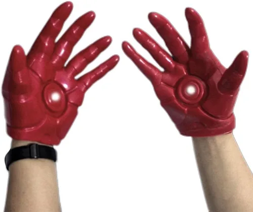 Vista 3 de yuandan Guantes de cosplay de película, guantes de cosplay de figura de película, guantes de disfraces de Halloween, accesorios de regalo para niños