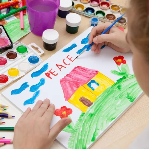 Vista 3 de TecUnite Paquete de 120 Hojas de Papel de Acuarela de Algodón Prensado en Frío para Adultos Dibujo Manualidades Acuarelistas Artistas Principiantes
