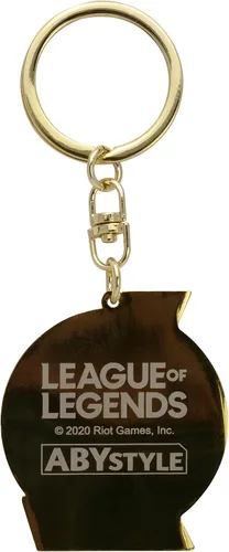 Vista 2 de ABYstyle League of Legends Keychains - Juego en línea - Llavero para gamer Llavero de metal con logotipo S