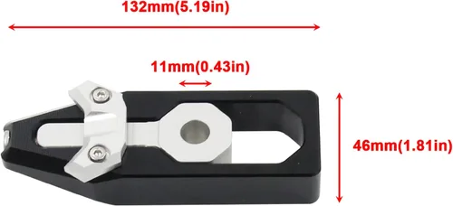 Vista 8 de Herramienta de ajuste de cadena de motocicleta CNC Billte Tensor de basculante Ajustadores de cadena de eje para Honda Grom 2014-2021