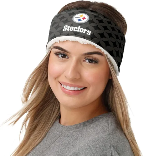 Vista 39 de FOCO Diadema de moda para mujer con logotipo de equipo de la NFL Gradiente impreso.
