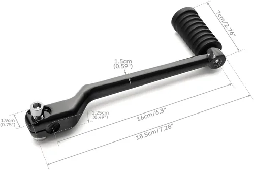 Vista 2 de TCMT Pedal de palanca de cambios de talón delantero izquierdo para Harley Touring Road King Road Street Electra Glide 1988-2025 FL Softail 1986-2017