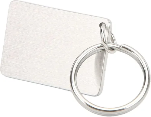 Vista 8 de plplaaoo Llavero, llavero para marido y esposa, regalos para aniversario, cumpleaños, boda, acero inoxidable, a prueba de decoloración, llavero