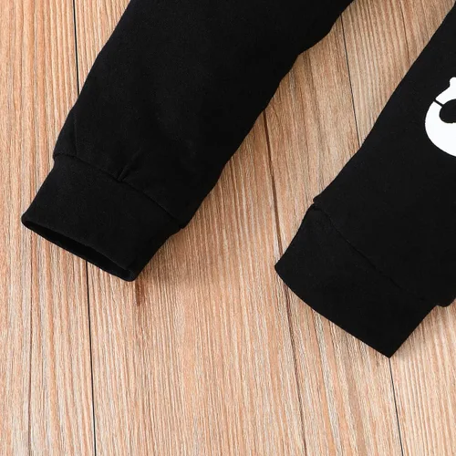 Vista 8 de Adokioths Conjunto de sudadera de manga larga con capucha y pantalones deportivos para otoño e invierno
