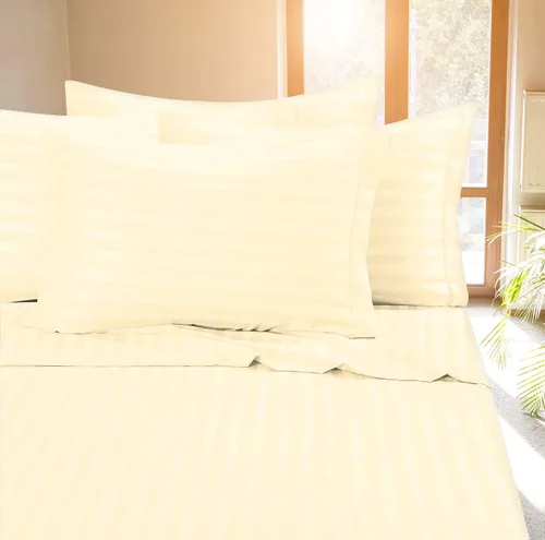 Vista 2 de CrystalTowels Super Luxury - Juego de sábanas de 4 piezas de hotel - Microfibra de doble cepillado - Sin arrugas - Bolsillos profundos - Sábanas