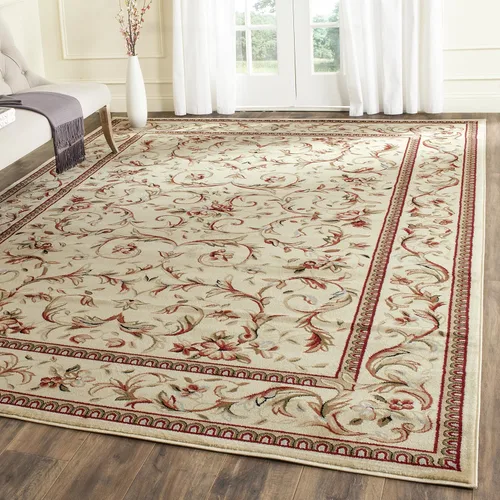 Vista 7 de SAFAVIEH Lyndhurst Collection - Alfombra para pasillo, 2 pies 3 pulgadas x 6 pies, marfil y marfil, diseño tradicional oriental, no desprende pelusa