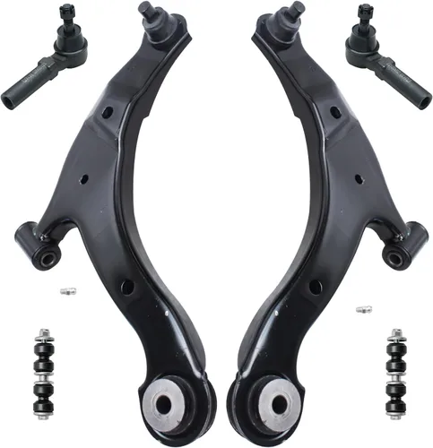 Vista 90 de Detroit Axle - Kit de brazos de control delantero para Chevy Silverado 1500 GMC Sierra 1500 GMC Sierra 1500 Avalanche Yukon Tahoe Escalade ESV EXT