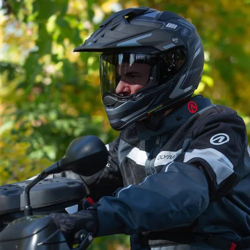 Vista 4 de Casco de motocicleta Shoei Hornet X2 Invigorate Adventure