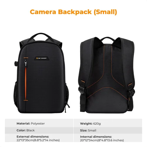 Vista 7 de K&F Concept Mochila de cámara para fotógrafos