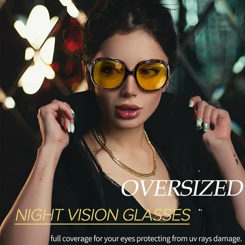 Vista 45 de Joopin Lentes de sol de gran tamaño para mujer, polarizados, grandes, para conducción, protección UV, grandes sombras