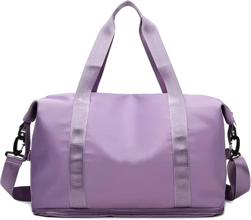 Vista 8 de Bolsa de viaje expandible para mujer, color azul