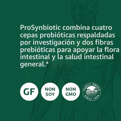 Vista 4 de Standard Process ProSynbiotic - Suplemento de alimentos integrales para los intestinos, apoyo inmunológico, digestión y salud digestiva