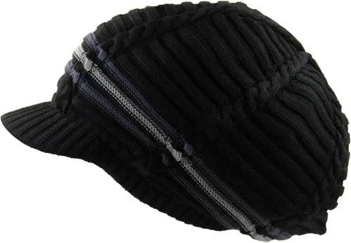 Vista 9 de RW Gorro de punto acanalado clásico Rasta 100% algodón