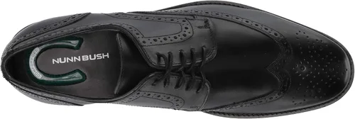 Vista 5 de Nunn Bush Nelson Wing Tip Oxford - Vestido casual con cordones para hombre