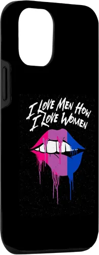 Vista 3 de iPhone 15 I Love Men How I Love Women Bisexual LGBTQ Bi Pride Gay Case