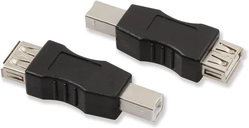 Vista 3 de ELECTOP Paquete de 2 adaptadores USB 2.0 A hembra a USB B para impresión macho