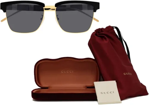 Vista 3 de Gucci GG603S Square Sunglasses for Men BUNDLE with Designer iWear Complimentary Eyewear Kit
