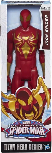 Vista 3 de Marvel Ultimate Spider-Man Titan Hero Series Iron Spider Figura - 12 pulgadas