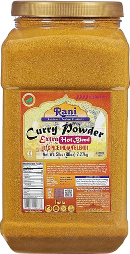 Vista 12 de Rani Polvo de Curry Picante (Mezcla Auténtica India de 11 Especias) 80oz (5lbs) 2.27kg a Granel ~ Todo Natural Sin Sal Vegano Sin Colorantes