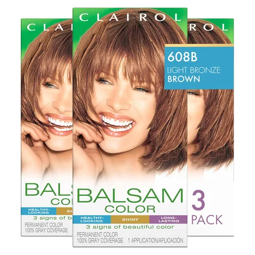 Vista 18 de Clairol Balsam - Tinte permanente para el cabello, marrón oscuro 020, paquete de 1 unidad
