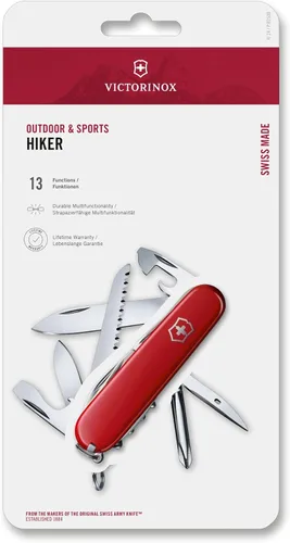 Vista 6 de Victorinox Hiker multiherramienta hecha para la sierra de madera al aire libre para senderismo y camping