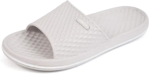 Vista 15 de FUNKYMONKEY - Sandalias de baño para mujer, sandalias para el interior del hogar, playa, antideslizantes