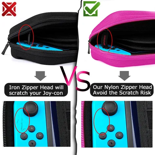 Vista 67 de daydayup Switch Carrying Case Compatible with Nintendo Switch 2, with 24 Games Cartridges Protective Hard Shell Travel Carrying Case Pouch for