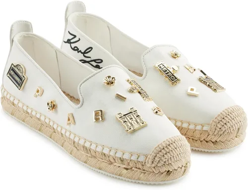 Vista 24 de Karl Lagerfeld Sandalias Michaela sin cordones para mujer Albaricoque